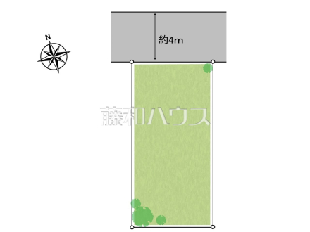 全体区画図　【小平市上水新町３丁目】
西武国分寺線『鷹の台』駅 徒歩8分！