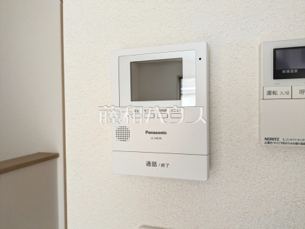 TVモニター付きインターホン　【小平市上水新町３丁目】　TVモニター付きインターホンのため訪問者がひと目で分かります／撮影日2025/05/09