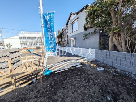 接道状況および現場風景　【武蔵野市吉祥寺本町３丁目】／撮影日2025/01/30