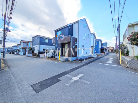 接道状況および現場風景　【小平市上水本町１丁目】／撮影日2025/03/17