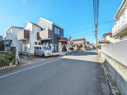 接道状況および現場風景　【小平市上水本町１丁目】／撮影日2025/03/17