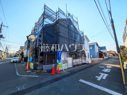 接道状況および現場風景　【小平市上水本町１丁目】／撮影日2025/02/28