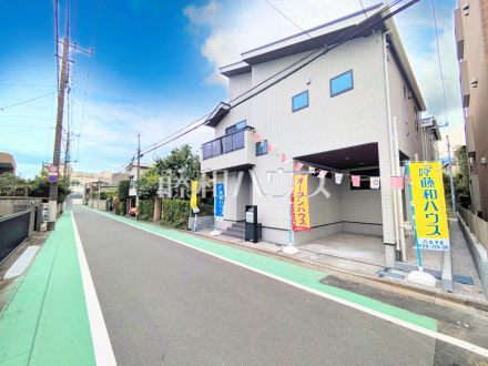 1号棟　接道状況および現場風景　【八王子市元横山町１丁目】／撮影日2025/06/06