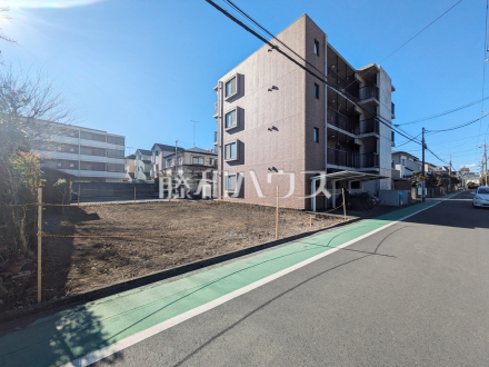 接道状況および現場風景　【八王子市元横山町１丁目】／撮影日2024/12/23