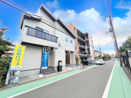 1号棟　接道状況および現場風景　【八王子市元横山町１丁目】／撮影日2025/06/06
