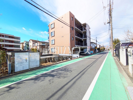 接道状況および現場風景　【八王子市元横山町１丁目】／撮影日2025/02/22