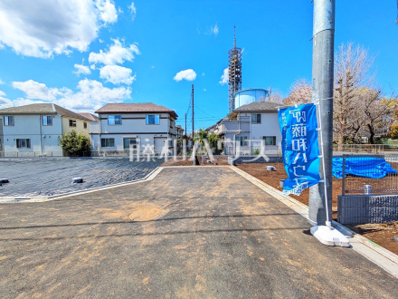 接道状況および現場風景　【西東京市芝久保町５丁目】／撮影日2025/04/04