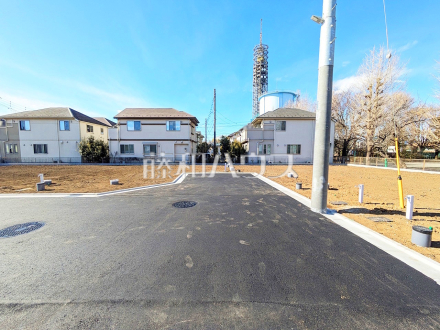 接道状況および現場風景　【西東京市芝久保町５丁目】／撮影日2025/02/06