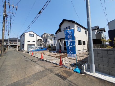 接道状況および現場風景　【小金井市前原町４丁目】／撮影日2025/03/23
