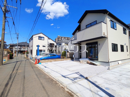 接道状況および現場風景　【小金井市前原町４丁目】／撮影日2025/04/04