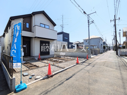 接道状況および現場風景　【小金井市前原町４丁目】／撮影日2025/03/23