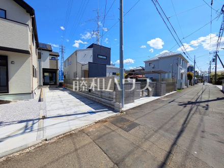 接道状況および現場風景　【小金井市前原町４丁目】／撮影日2025/04/04