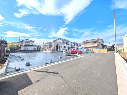 接道状況および現場風景　【東村山市廻田町２丁目】／撮影日2024/10/07