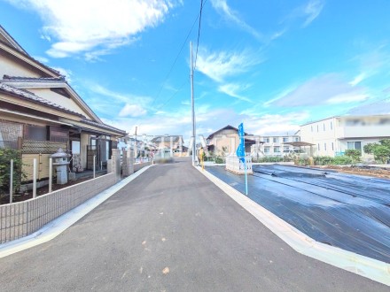 接道状況および現場風景　【東村山市廻田町２丁目】／撮影日2024/10/07