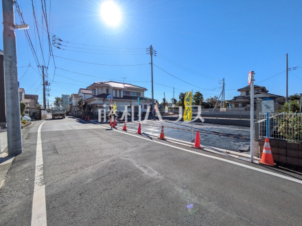 接道状況および現場風景　【東村山市廻田町２丁目】／撮影日2024/11/07