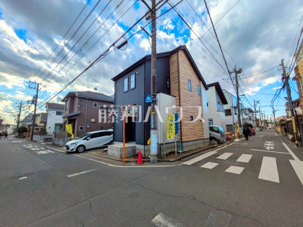 接道状況および現場風景　【立川市富士見町４丁目】／撮影日2025/02/17
