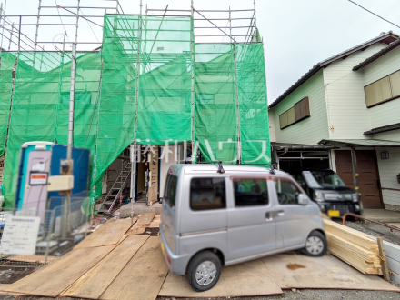 3号棟　外観　【立川市上砂町４丁目】利便性と、思わず深呼吸したくなる大きな空、色彩豊かな木々。この街が育んだ豊かな情景を楽しみ過ごす時が心地よいものとなるでしょう。／撮影日2025/03/31