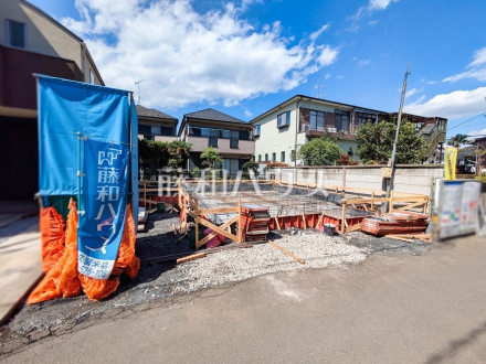 外観　【西東京市ひばりが丘北４丁目】 完成前ですがご見学できます。通常ではなかなか見ることのできない建物構造も、建築中だからこそご覧になれます。 ／撮影日2025/04/14