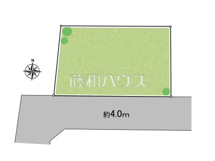 全体区画図　【小平市小川東町】