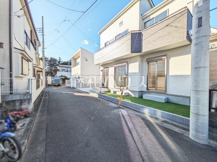 接道状況および現場風景　【小平市小川東町】／撮影日2025/01/31