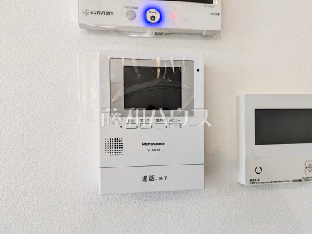1号棟　TVモニター付インターフォン　【小平市仲町】　防犯に役立つTVモニター付インターフォン
／撮影日2025/04/17