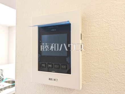 1号棟　TVモニター付きインターホン　【八王子市大楽寺町】　TVモニター付きインターホンのため訪問者がひと目で分かります　／撮影日2025/04/18