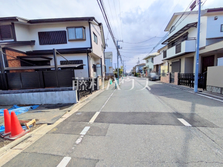 接道状況および現場風景　【杉並区下井草２丁目】／撮影日2025/03/17