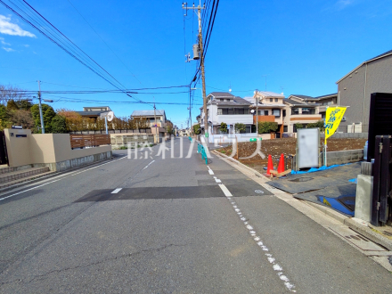 接道状況および現場風景　【杉並区下井草２丁目】／撮影日2025/03/17