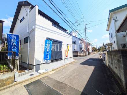 接道状況および現場風景　【西東京市新町５丁目】／撮影日2025/03/10