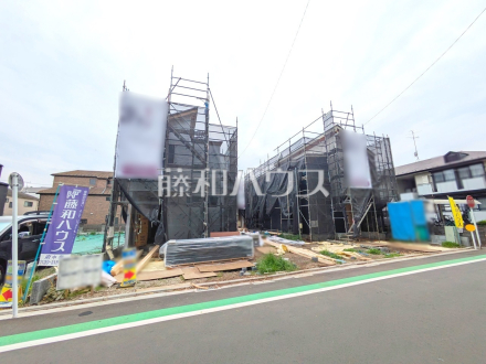≪外観≫京王線「多磨霊園」駅より徒歩11分・西武多摩川線「白糸台」駅より徒歩8分☆府中市白糸台1丁目に新築分譲住宅が誕生します！【府中市白糸台１丁目】【府中市白糸台１丁目】／撮影日2025/05/23