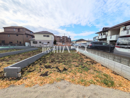 1号棟　現地写真　【府中市白糸台１丁目】 まだまだ建築中ですが、ぜひ現地をご覧になりませんか？／撮影日2025/01/12