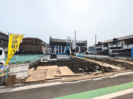 ≪4号棟　外観≫家事動線を考え、水回りをまとめた間取りです。 【府中市白糸台１丁目】／撮影日2025/04/11
