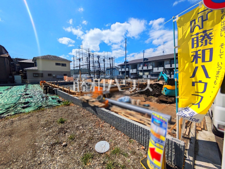 ≪4号棟　外観≫家事動線を考え、水回りをまとめた間取りです。 【府中市白糸台１丁目】／撮影日2025/03/20