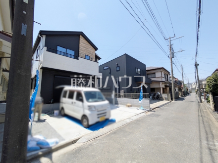 接道状況および現場風景　【三鷹市深大寺２丁目】／撮影日2025/04/27