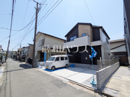 接道状況および現場風景　【三鷹市深大寺２丁目】／撮影日2025/04/27