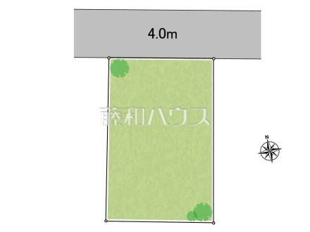 区画図　【三鷹市深大寺２丁目】