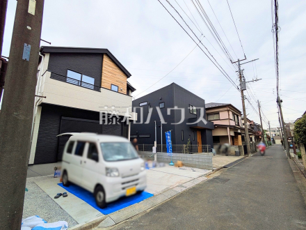 接道状況および現場風景　【三鷹市深大寺２丁目】／撮影日2025/04/26