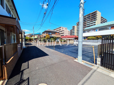 接道状況および現場風景　【西東京市南町６丁目】／撮影日2025/04/04