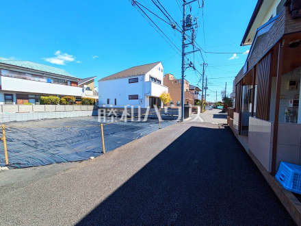 接道状況および現場風景　【西東京市南町６丁目】／撮影日2025/04/04