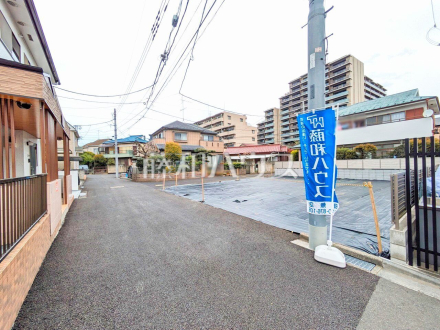 接道状況および現場風景　【西東京市南町６丁目】／撮影日2025/04/06