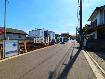 接道状況および現場風景　【小平市鈴木町１丁目】／撮影日2025/03/14