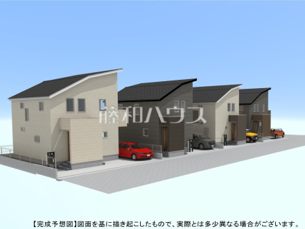 完成予想図（外観）　【小平市鈴木町１丁目】周辺環境や日当たりなど、実際に行ってみないと分からないことも多くございます。営業担当がご案内いたしますので、お気軽にお問い合わせください。