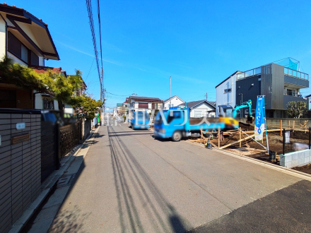 接道状況および現場風景　【小平市鈴木町１丁目】／撮影日2025/03/14