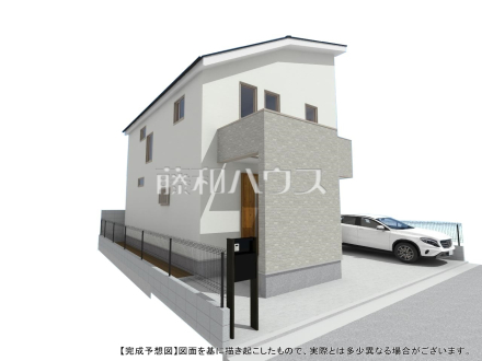 A号棟　完成予想図（外観）　【小平市鈴木町１丁目】
