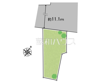 全体区画図　【志木市中宗岡５丁目】