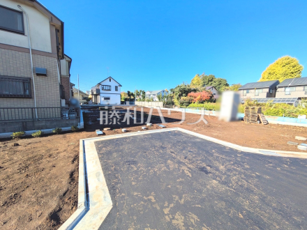 3号棟　接道状況および現場風景　【東大和市清水３丁目】／撮影日2024/11/28
