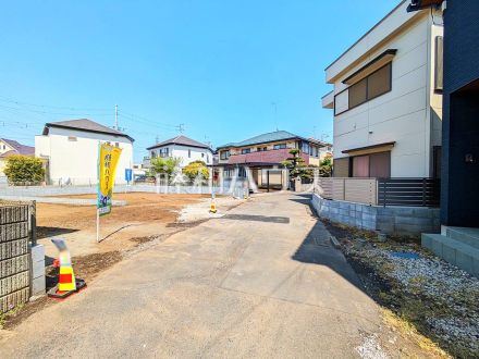 接道状況および現場風景　【国分寺市日吉町１丁目】／撮影日2025/04/17