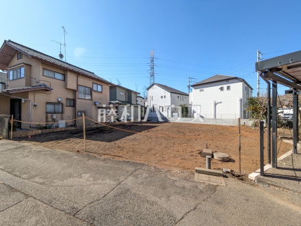 現場風景　【国分寺市日吉町１丁目】条件のない整形地のため理想のマイホームを形作りやすくなっております。／撮影日2025/02/13