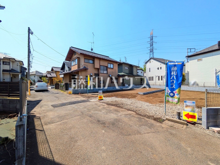 接道状況および現場風景　【国分寺市日吉町１丁目】／撮影日2025/04/17