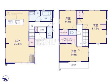 間取図　【富士見市山室１丁目】